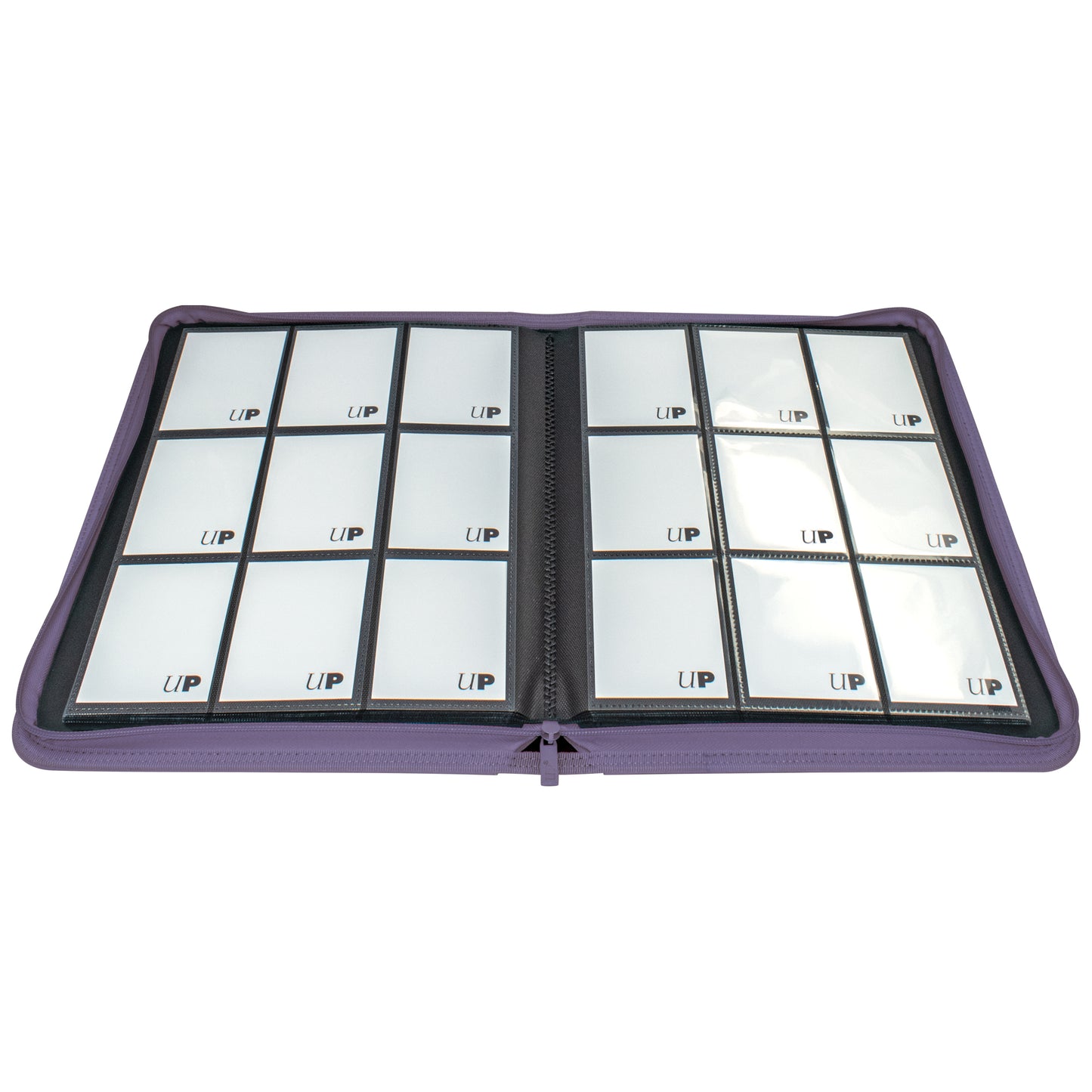 9 Pocket Ultra-Pro Vivid Purple Zippered PRO Binder
