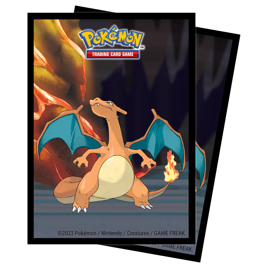 Charizard Scorching Summit Standard Deck Protector Sleeves (65 count) for Pokemon