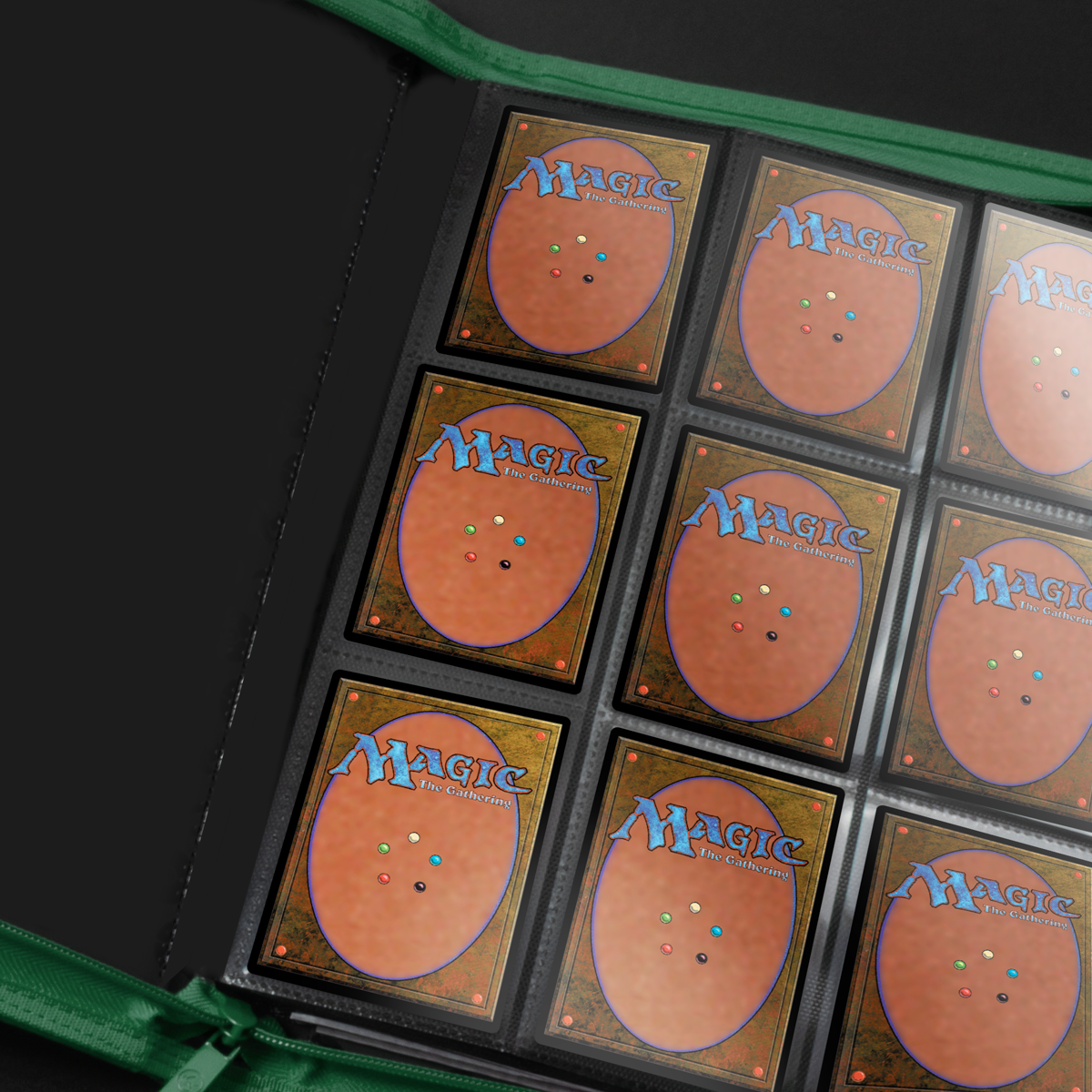 9 Pocket Ultra-Pro Vivid Cool Matcha Zippered PRO Binder