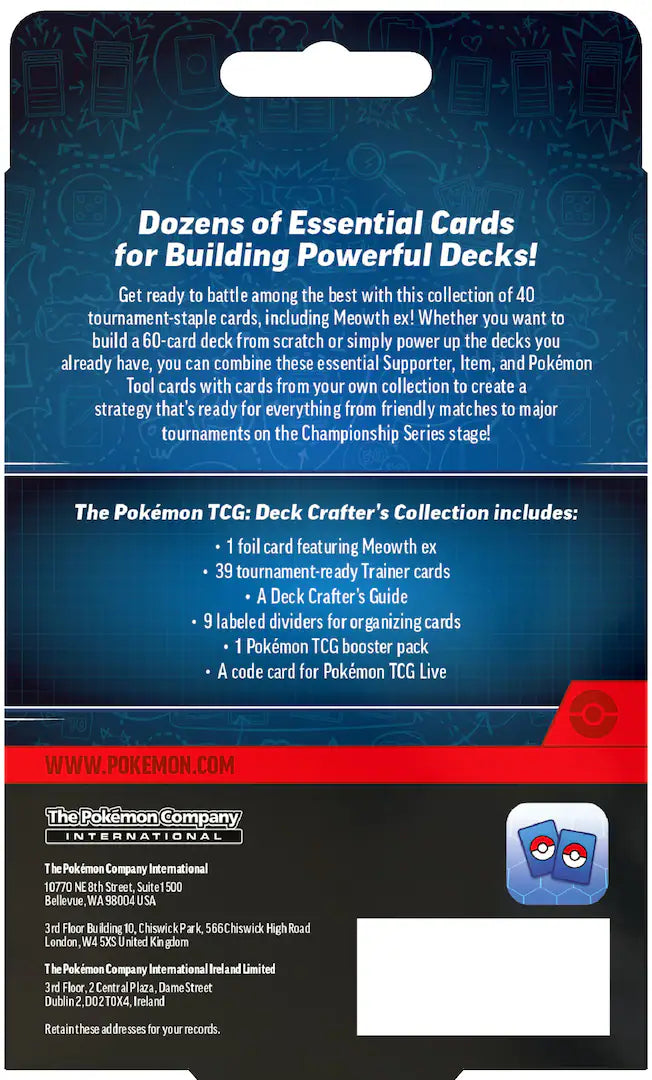 Pokemon Deck Crafters Collection