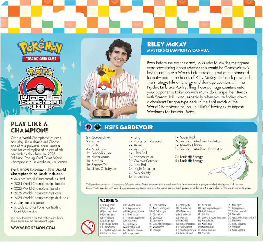 2025 Pokémon World Championship Decks