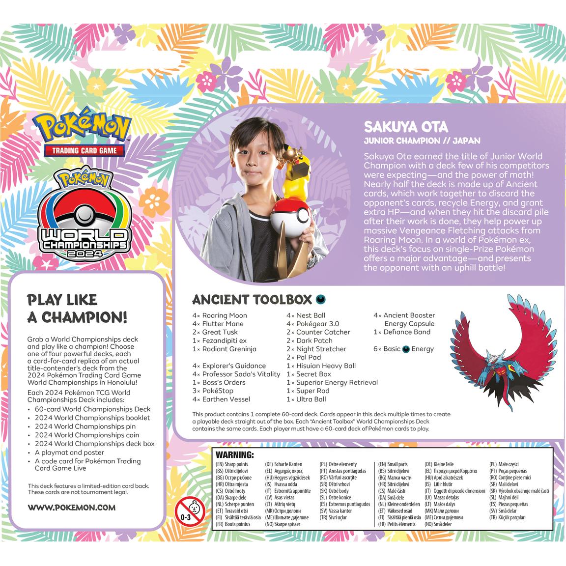 Pokemon 2024 World Championships Deck Honolulu