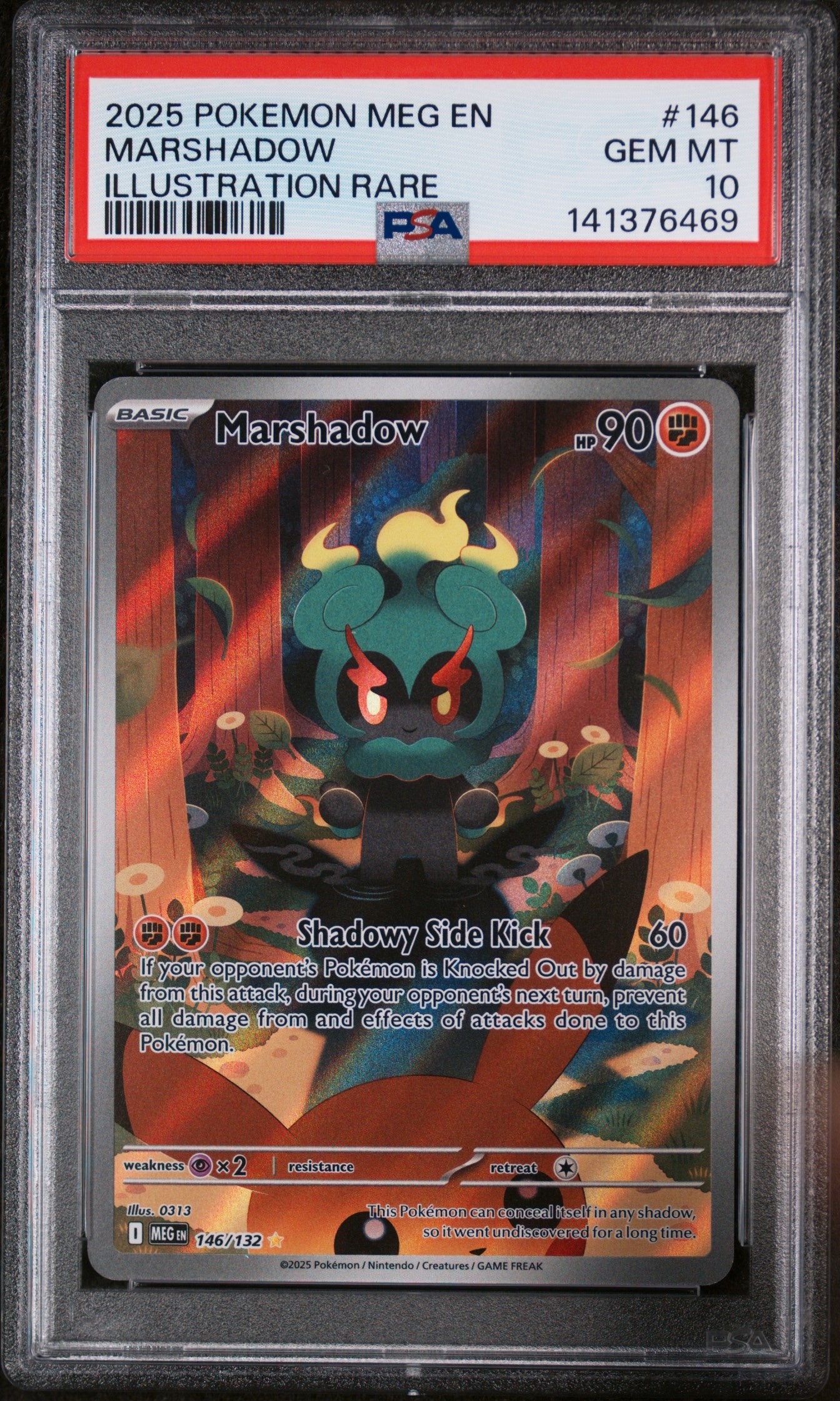 MARSHADOW MEGA EVOLUTION 146 ILLUSTRATION RARE PSA 10