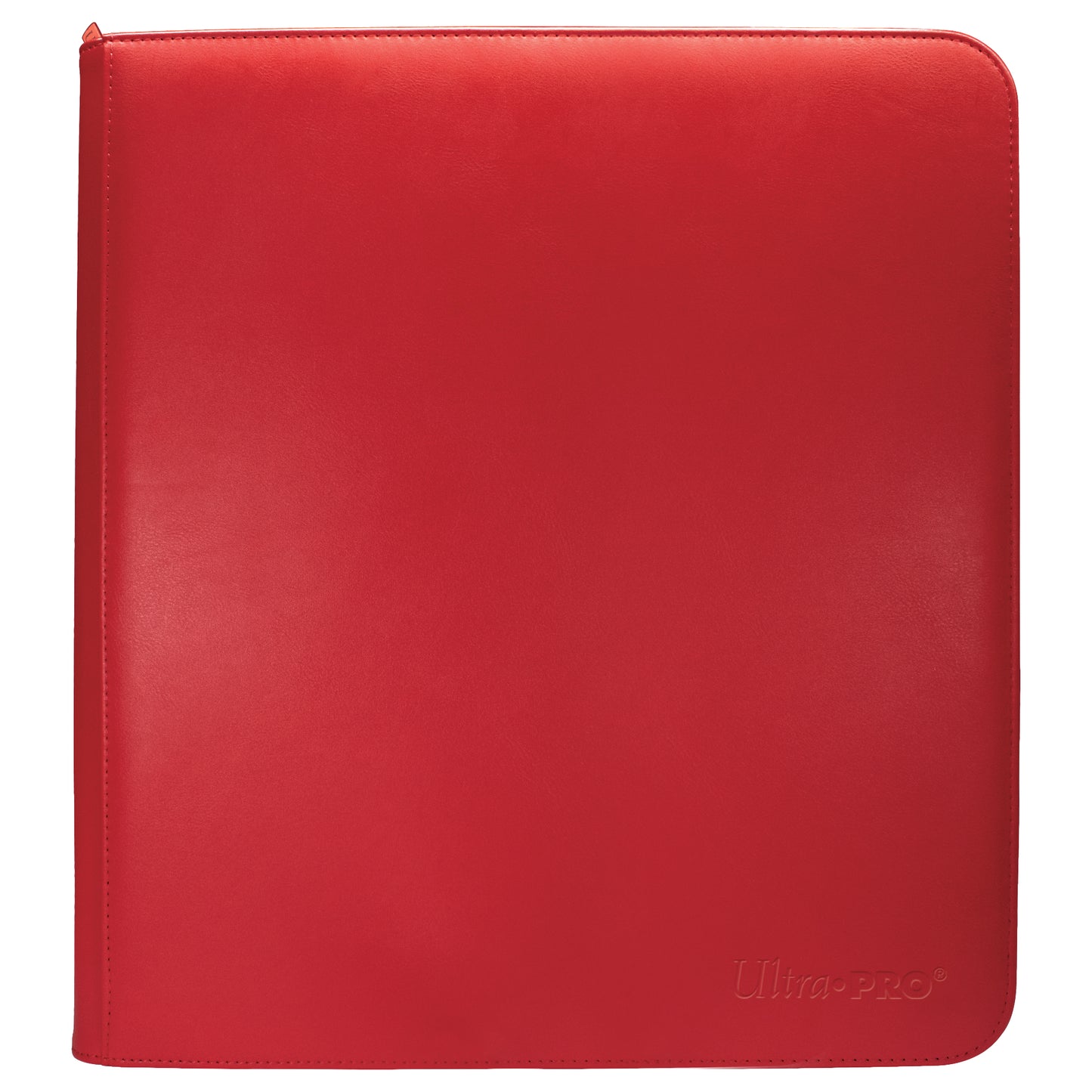 12 Pocket Ultra-Pro Vivid Red Zippered PRO Binder