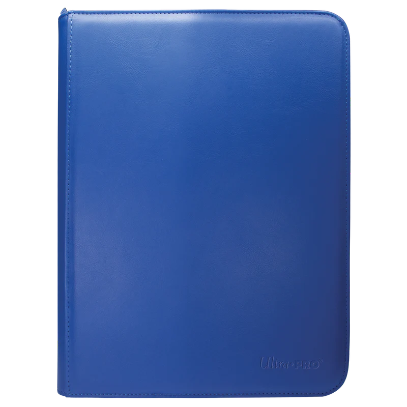 Ultra-Pro Vivid Blue 9 Pocket Zippered PRO Binder