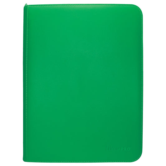 Ultra-Pro Vivid Green 9 Pocket Zippered PRO Binder