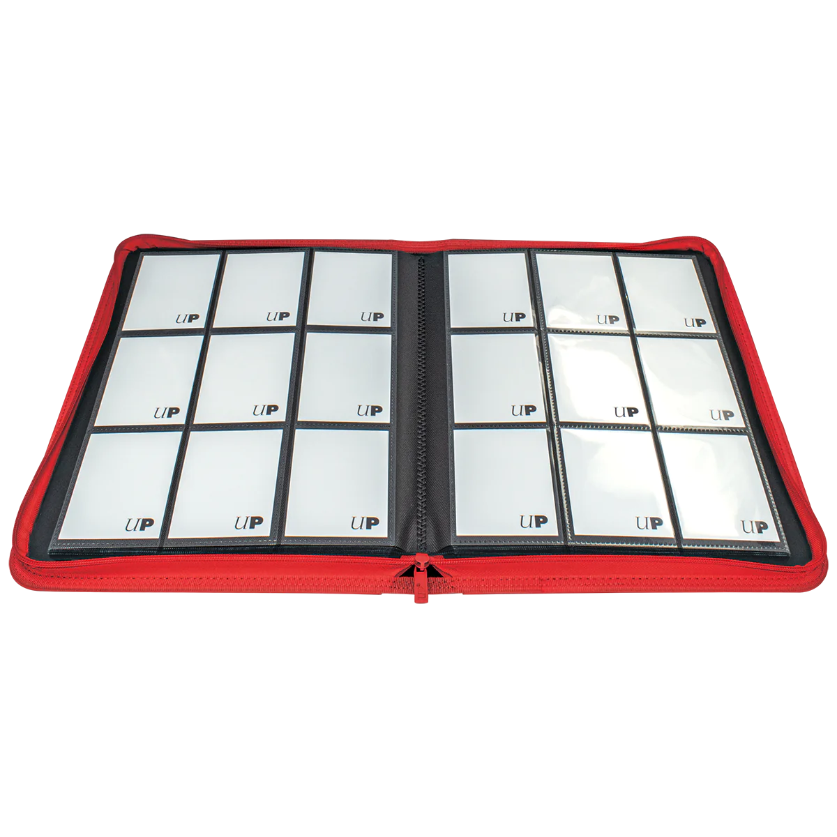 Ultra-Pro Vivid Red 9 Pocket Zippered PRO Binder