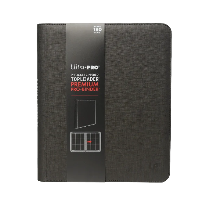 Ultra-Pro 9 Pocket Zippered TOPLOADER Premium PRO-BINDER