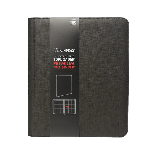 Ultra-Pro 9 Pocket Zippered TOPLOADER Premium PRO-BINDER