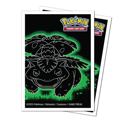 Ultra-Pro APEX Deck Protector Sleeves Venusaur Neon Kanto 105 count box