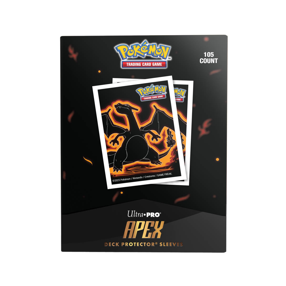 Ultra-Pro APEX Deck Protector Sleeves Charizard Neon Kanto 105 count box