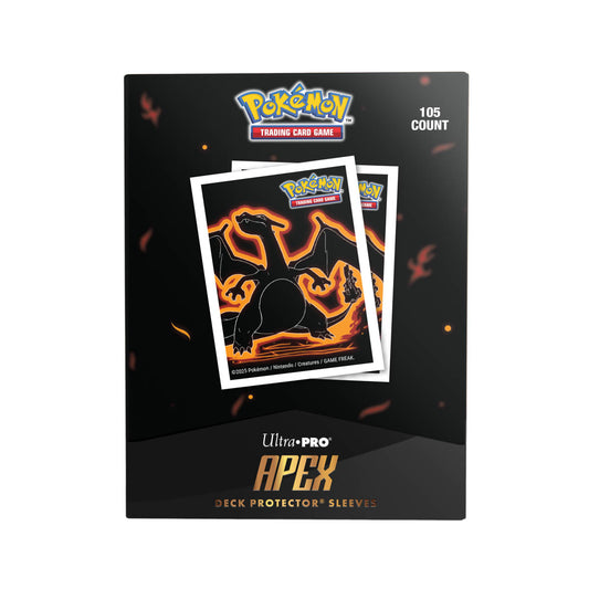 Ultra-Pro APEX Deck Protector Sleeves Charizard Neon Kanto 105 count box
