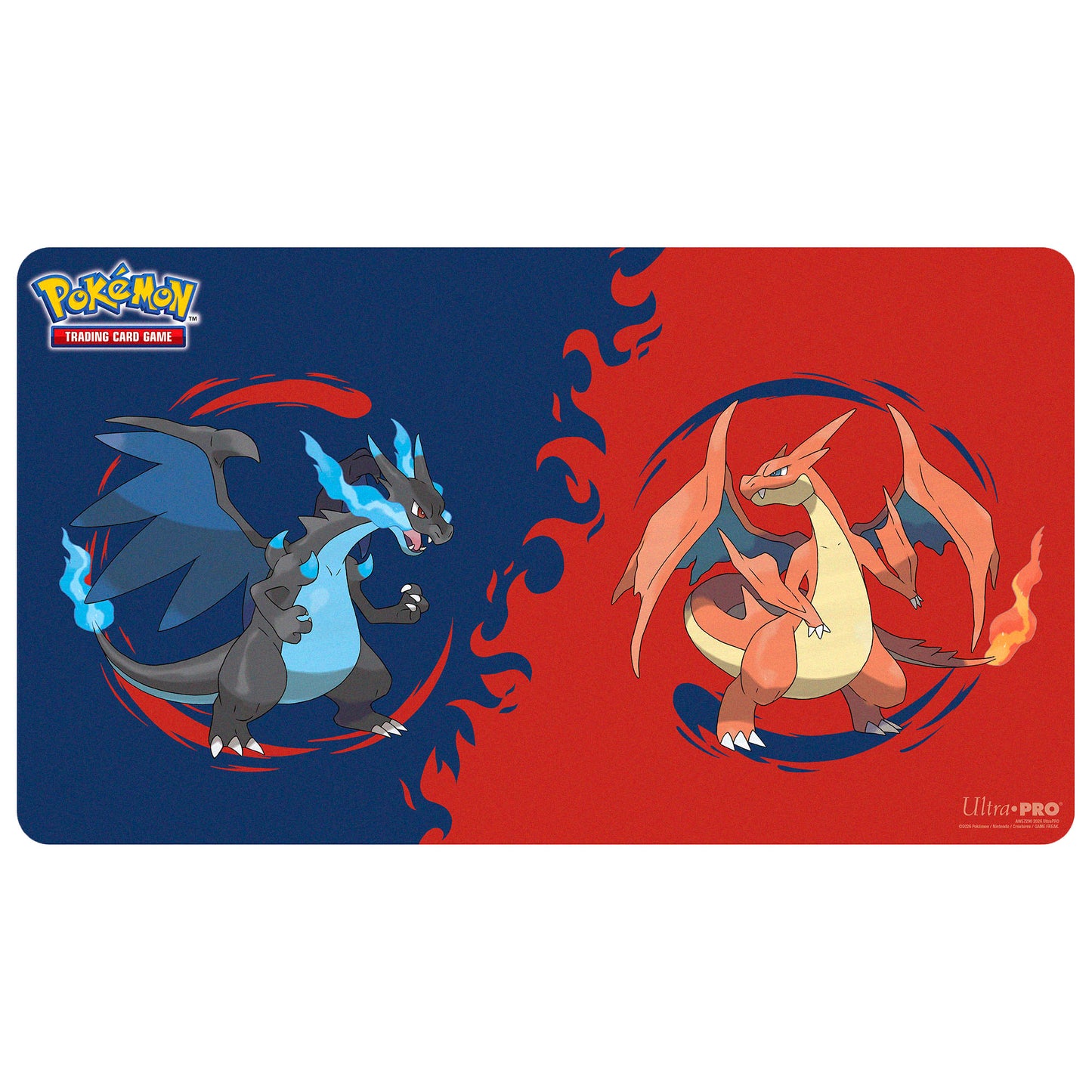 Mega Charizard X and Mega Charizard Y Playmat