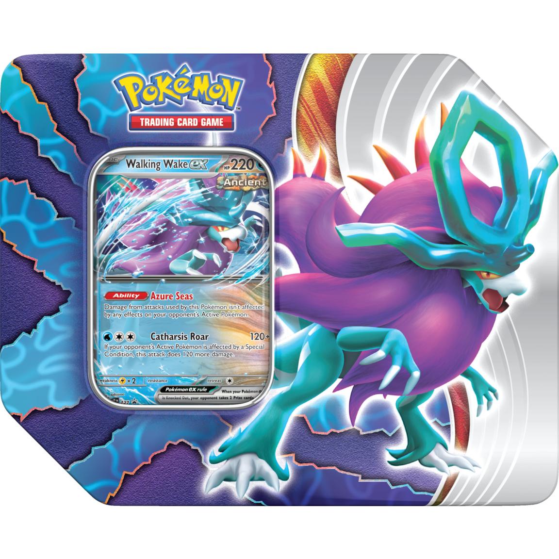 Pokemon Paradox Clash Tin (Walking Wake or Iron Leaves)