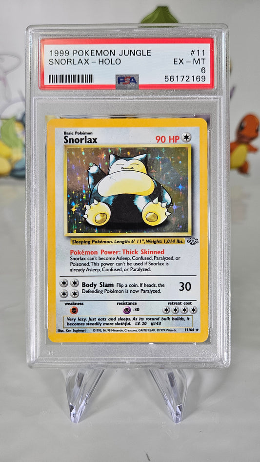 Snorlax Jungle 27 PSA 6