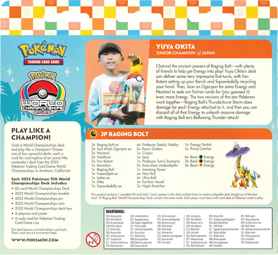 2025 Pokémon World Championship Decks