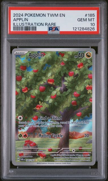 Applin 185 Twilight Masquerade PSA 10