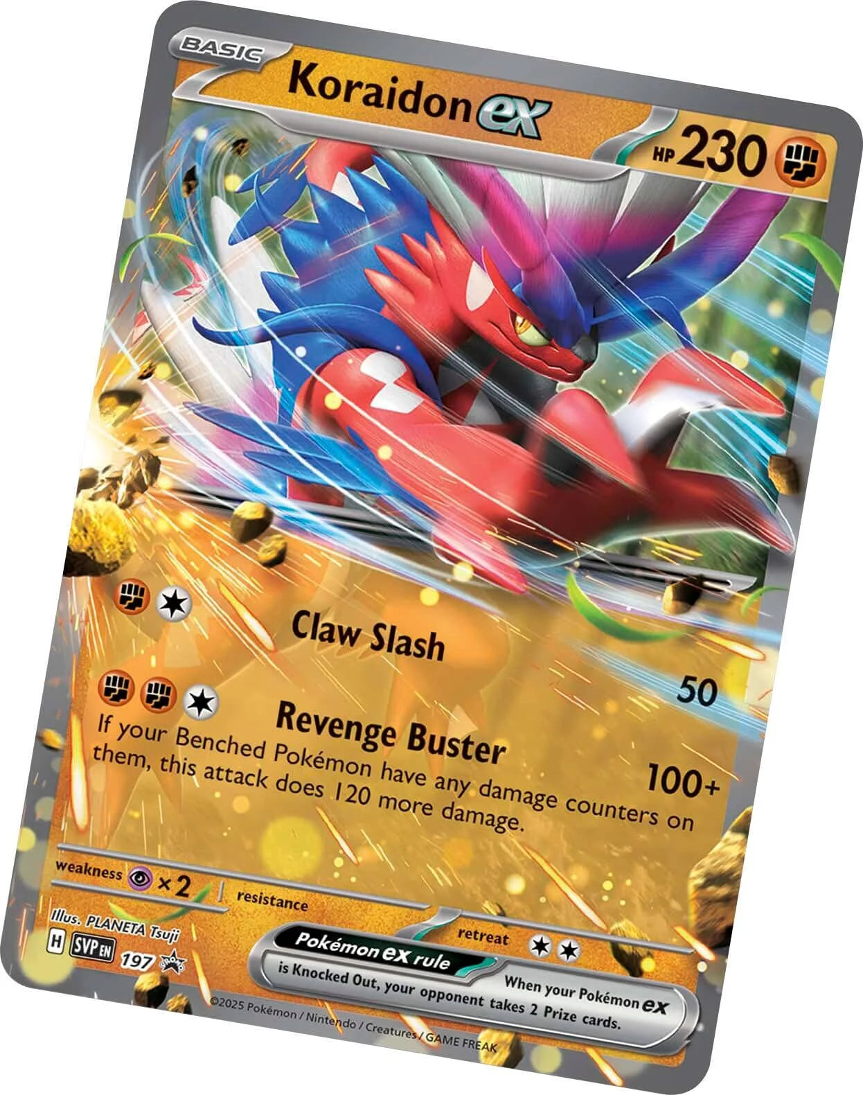 Pokemon Slashing Legends Tin (1 Tin Zacian ex OR 1 Koraidon ex)