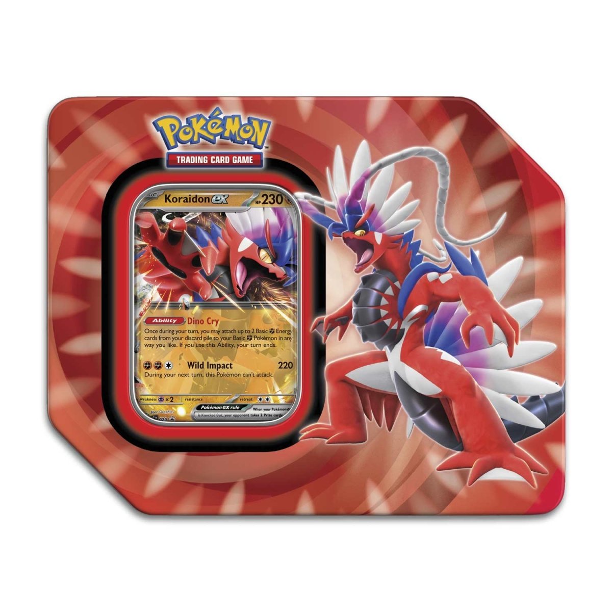 Pokémon TCG: Paldea Legends Tin (Koraidon ex)