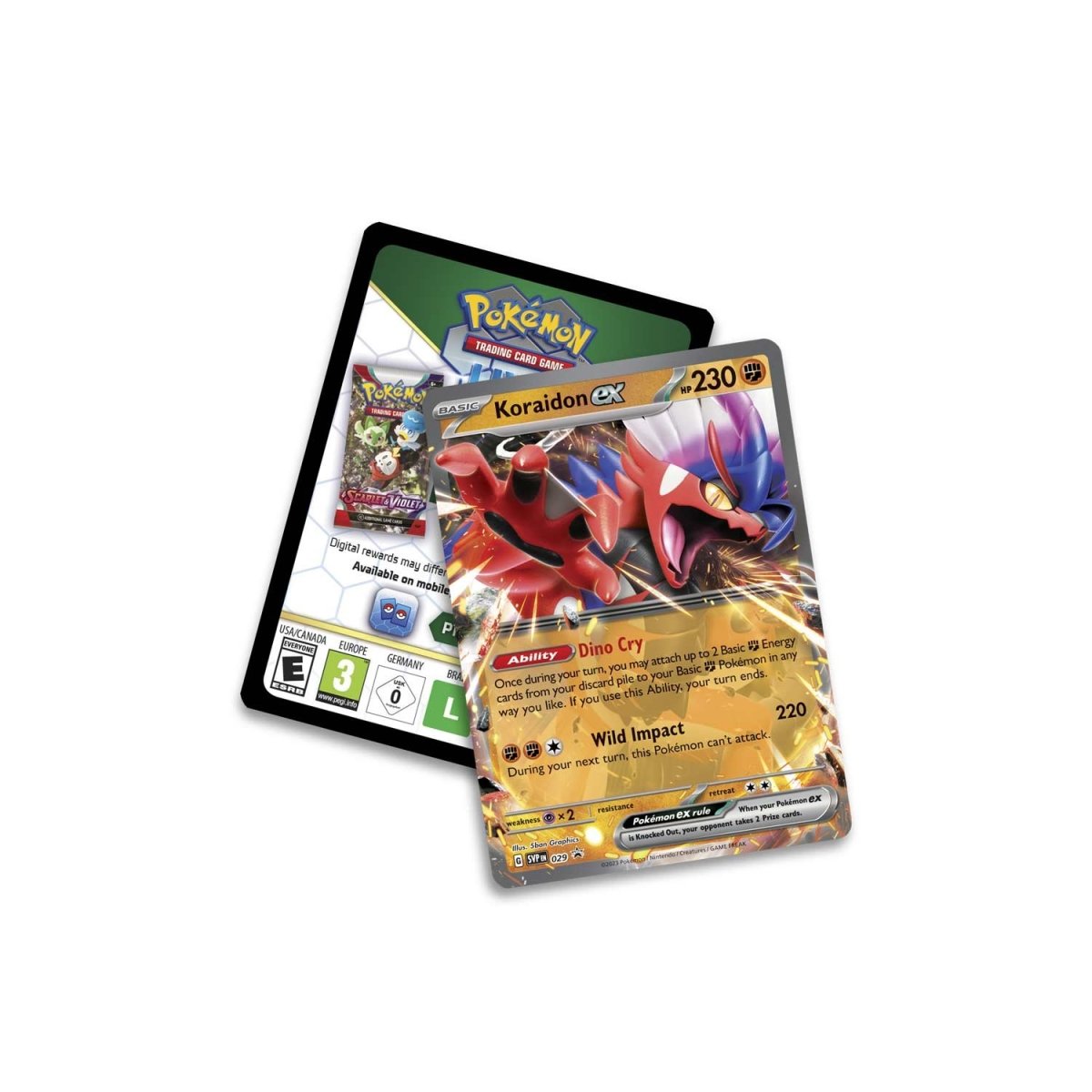 Pokémon TCG: Paldea Legends Tin (Koraidon ex)