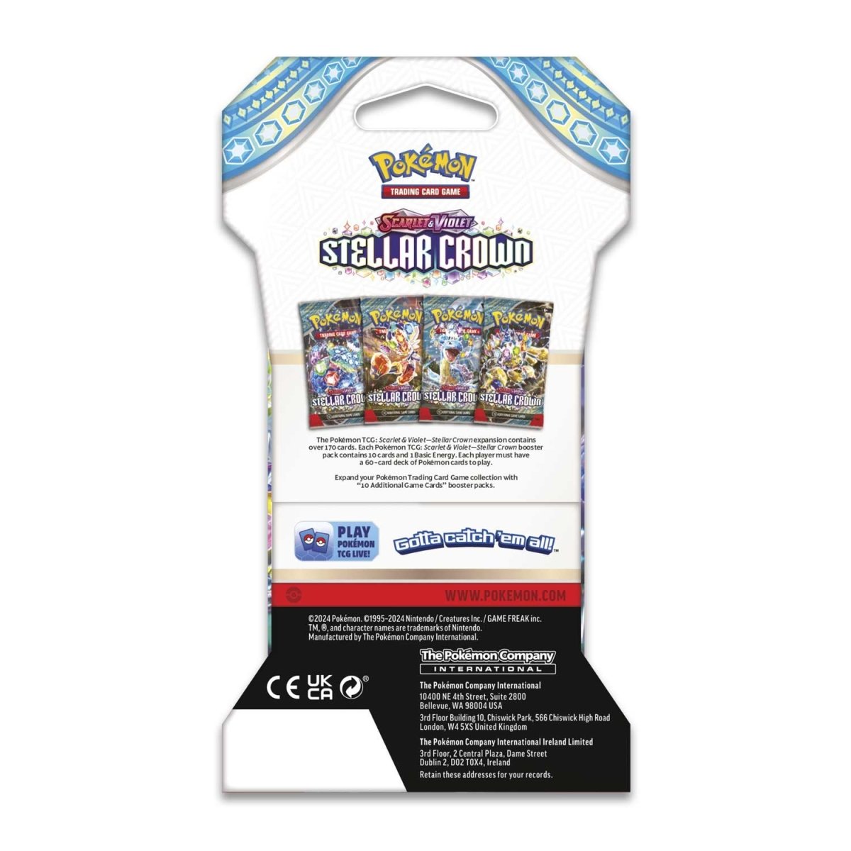 Pokemon Stellar Crown Sleeved Booster