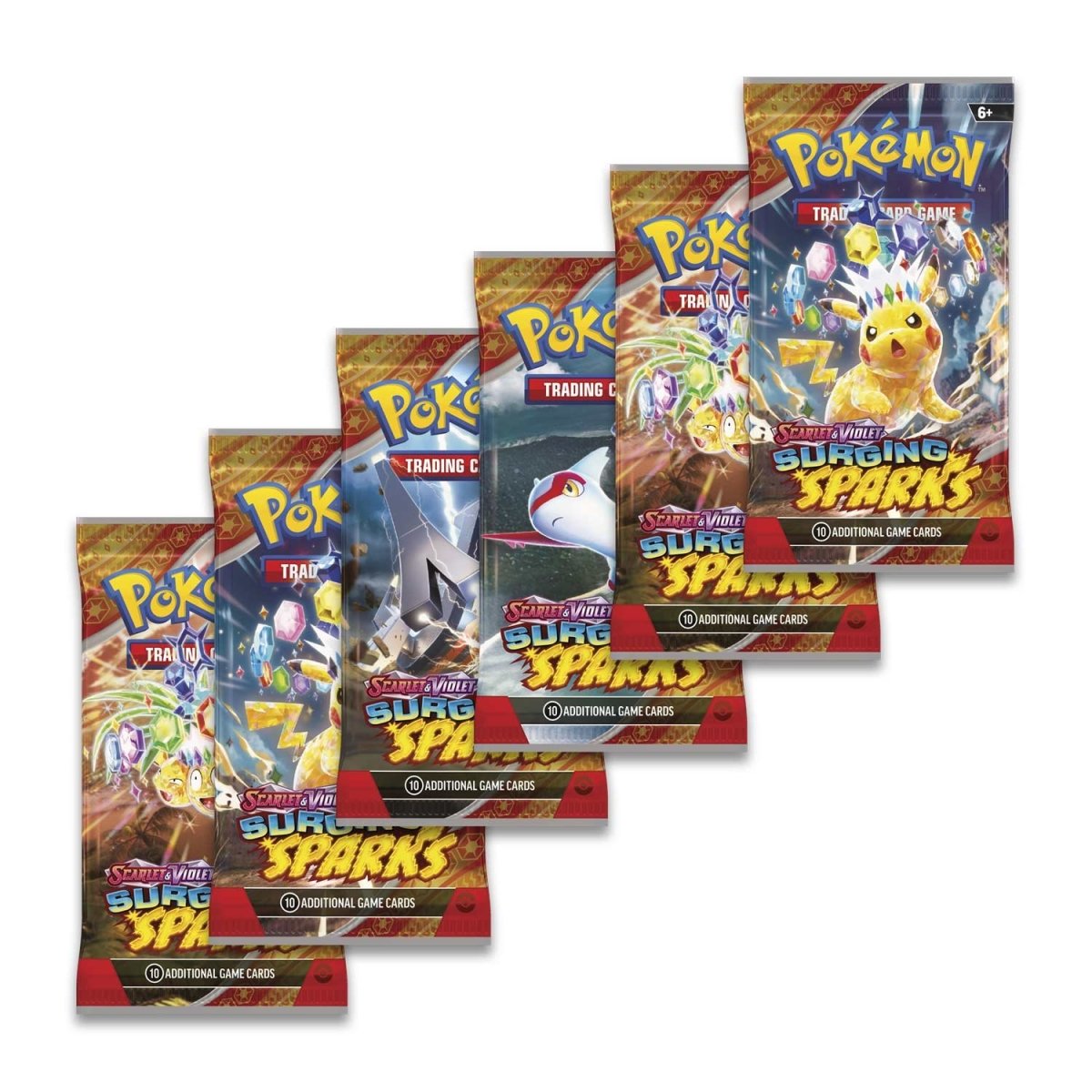 Scarlet Violet Surging Sparks Booster Bundle 6 Packs Amazing Rares Scarlet Violet Surging Sparks Booster Bundle 6 Packs Amazing Rares