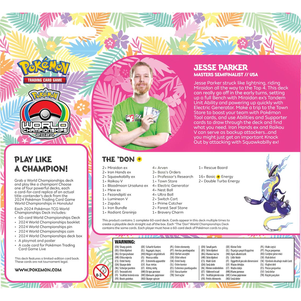 Pokemon 2024 World Championships Deck Honolulu