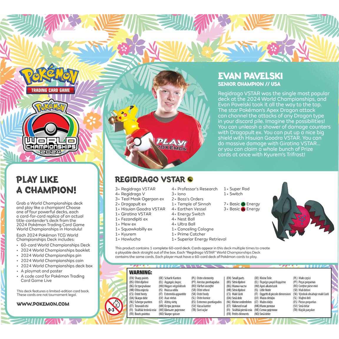 Pokemon 2024 World Championships Deck Honolulu