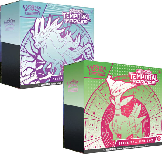 Pokemon Scarlet & Violet Temporal Forces Elite Trainer Box (Set of 2)