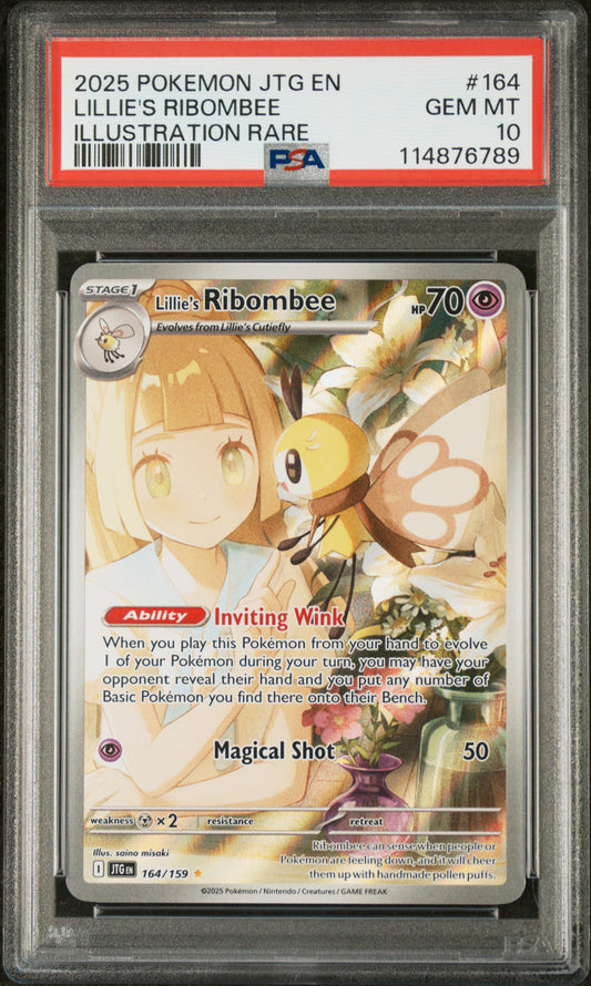Lillie's Ribombee 164 Journey Together PSA 10
