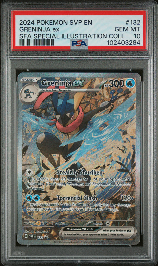 Greninja EX Black Star Promo 132 PSA 10