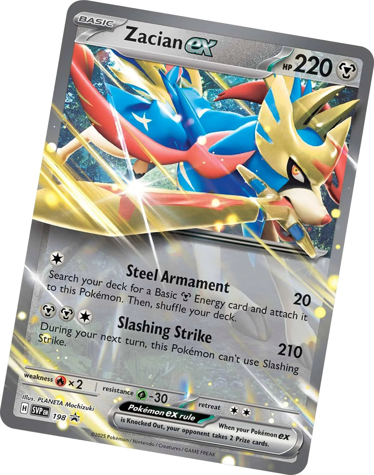 Pokemon Slashing Legends Tin (1 Tin Zacian ex OR 1 Koraidon ex)
