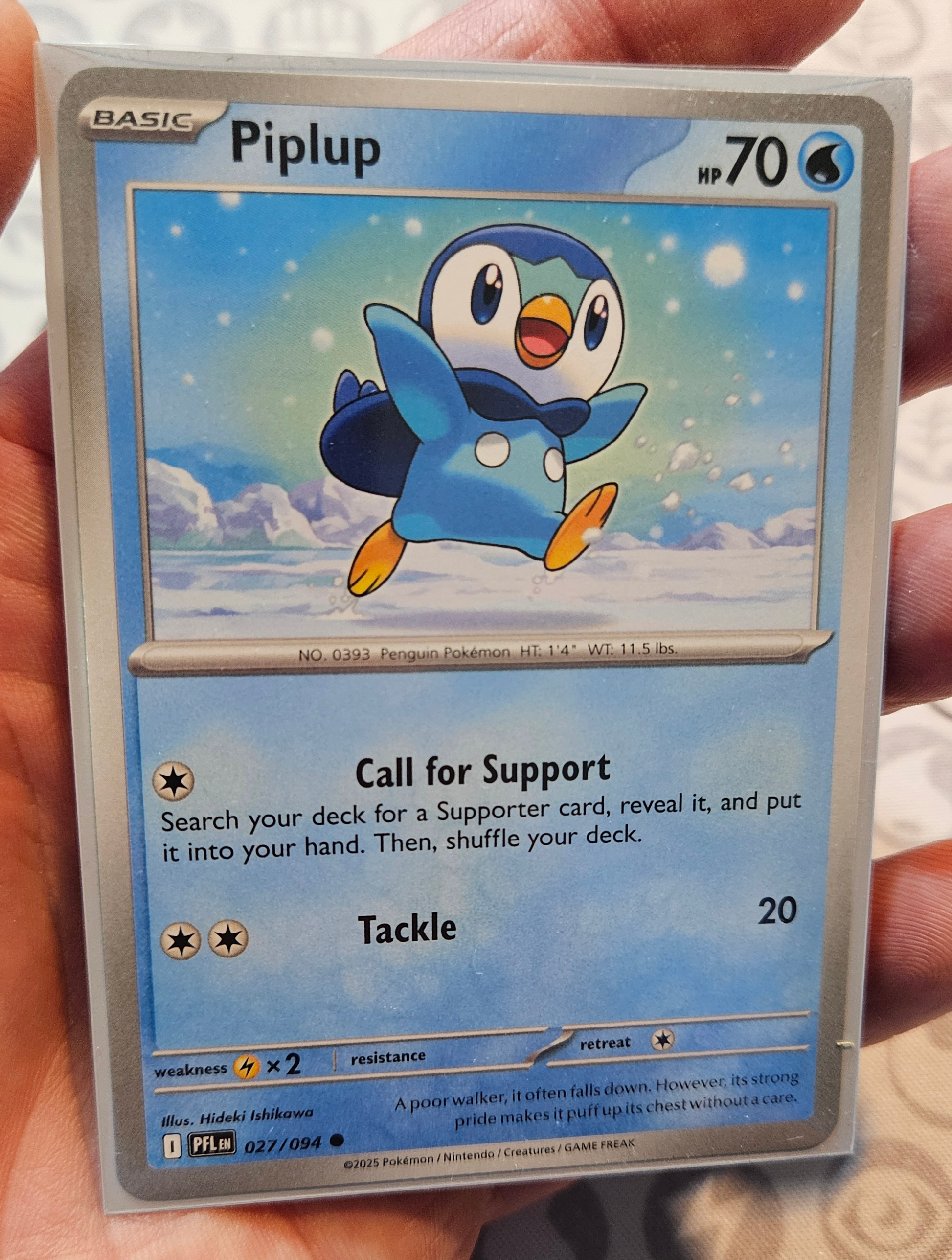 piplup card sleeves Coordinator Dawn & Holographic Water Bubble Hold (80) If the Defending Pokmon is a Basic Pokmon piplup card sleeves Hello! I