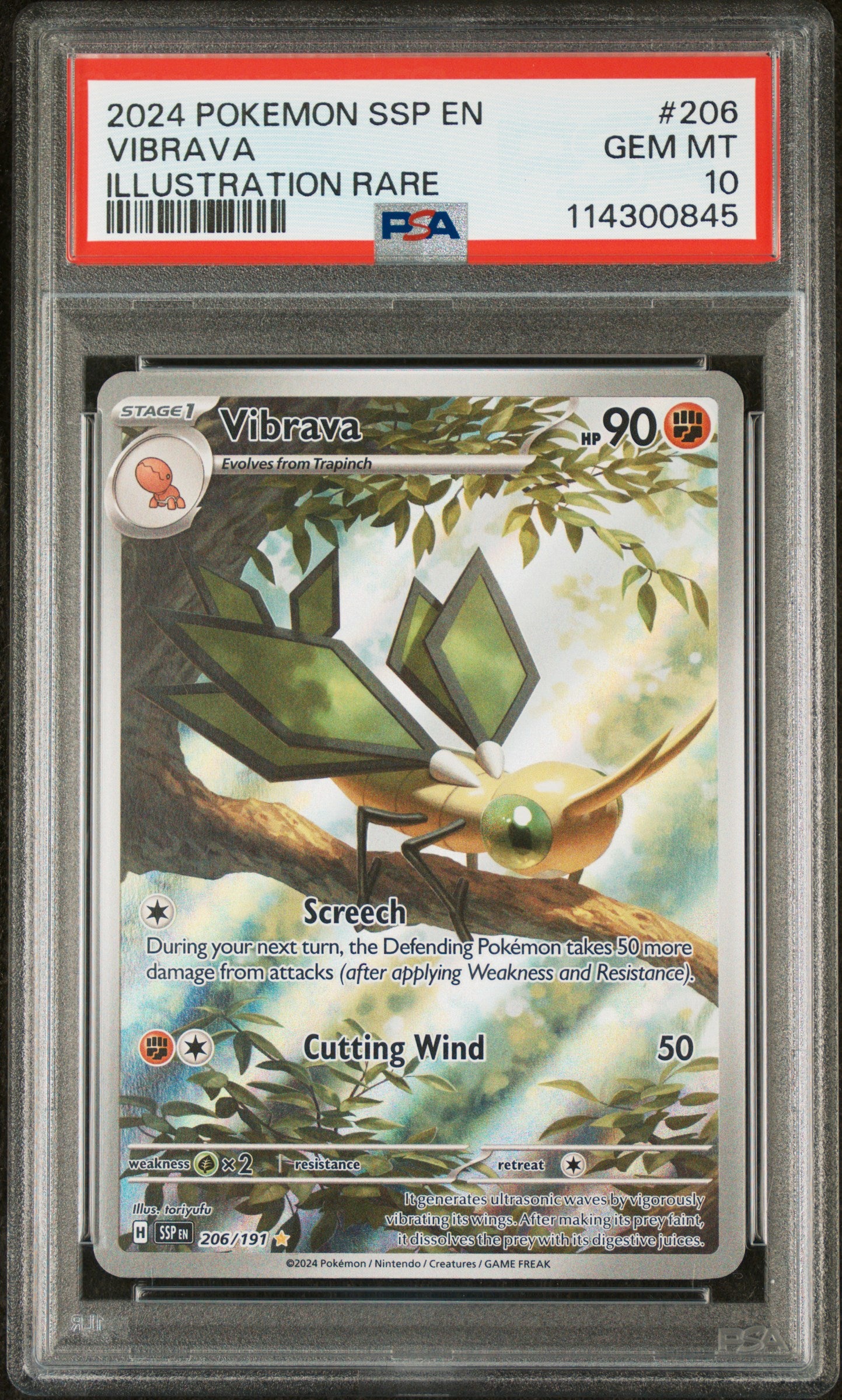 Vibrava 206 IR Surging Sparks PSA 10