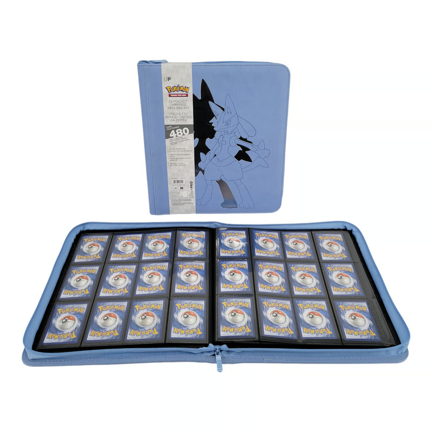 Elite Series Lucario 12 Pocket Zippered PRO Binder