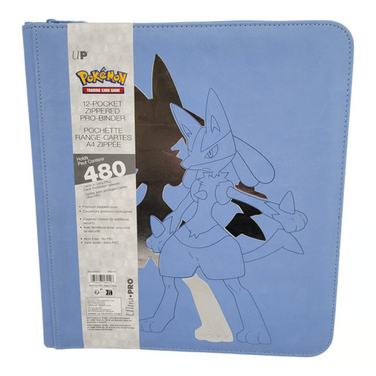 Elite Series Lucario 12 Pocket Zippered PRO Binder