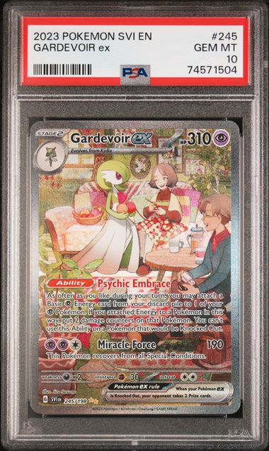 Gardevoir ex 245 SIR Scarlet & Violet Base PSA 10
